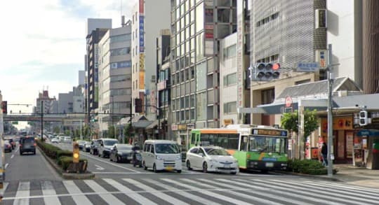 錦糸町駅前の交差点