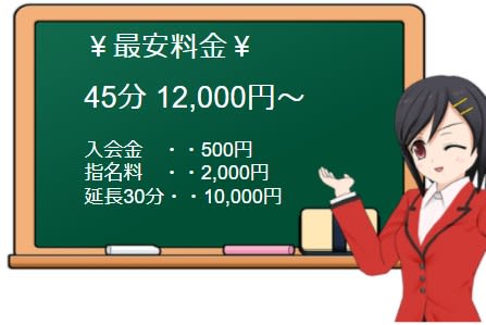 錦糸町桃色クリスタルの料金表