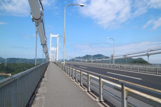 来島海峡大橋　今治側