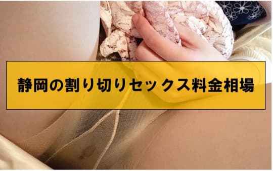 静岡の割り切りセックス料金相場