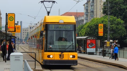 ドレスデンの路面電車