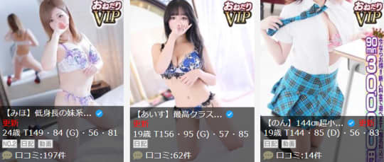 在籍女の子の傾向