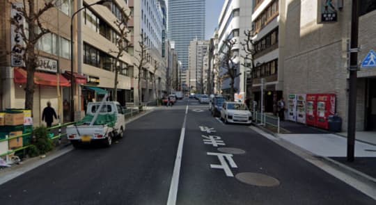 新橋二丁目店前