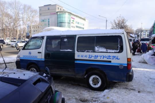 城崎シーサイドホテルの車