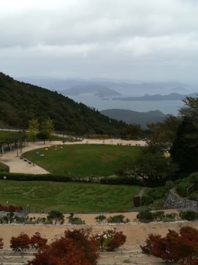 大平山山頂公園眺め