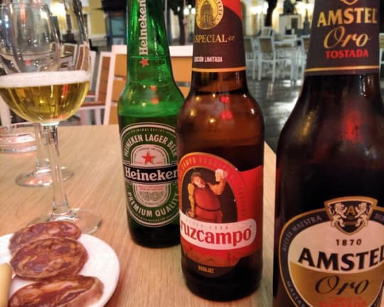 スペインでビール