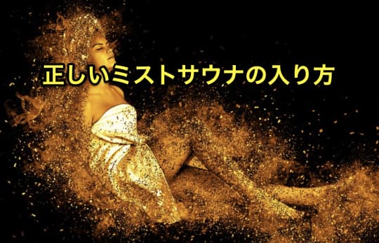 ミストサウナ　入り方　整わない