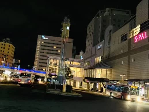 山形駅_夜