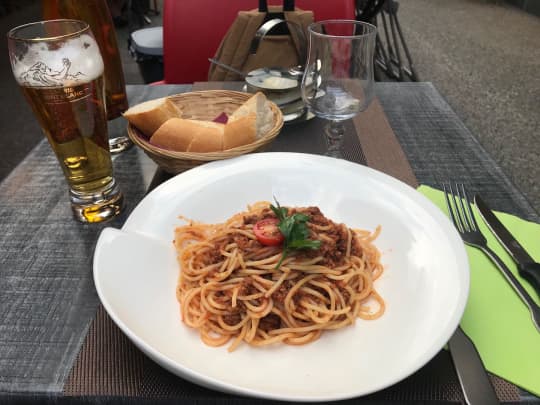 シャモニー　パスタ