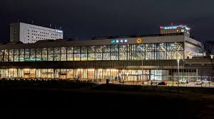 旭川駅　夜　