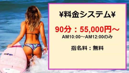 Lounge Yoki東京の料金表