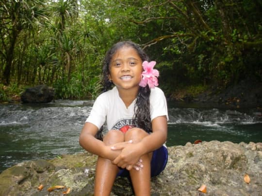 パラオのシミズ川