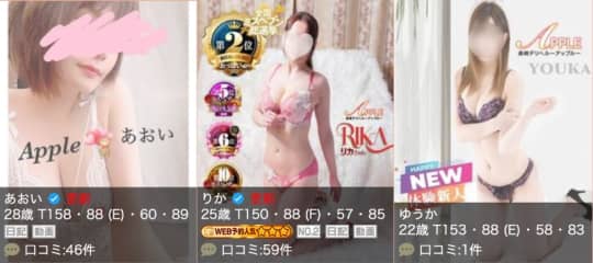 アップルのキャスト