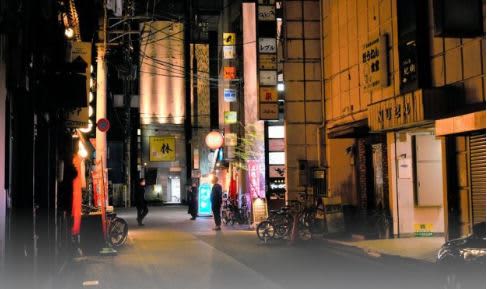 高知夜の繁華街