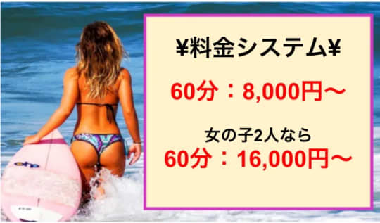 【South Garden】の料金表