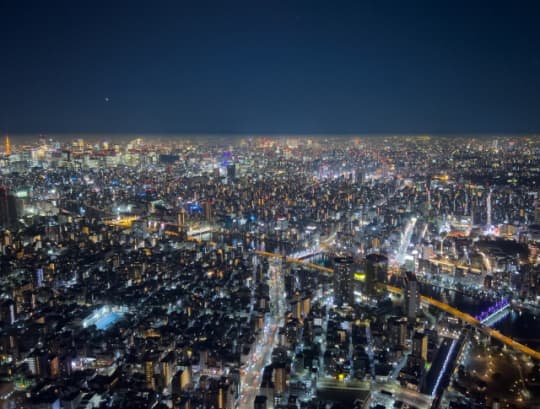 国分寺の夜景