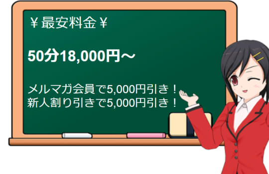 ファーストレディーの料金表