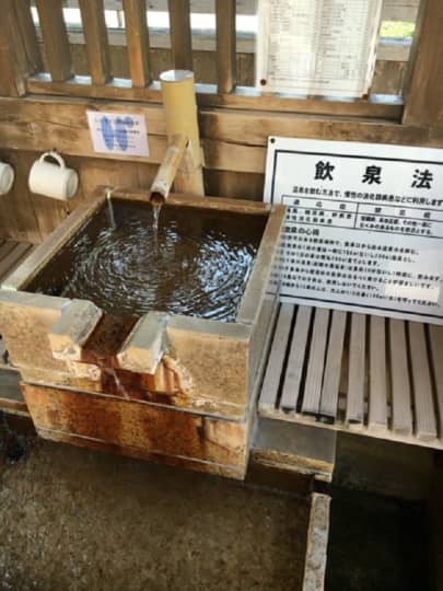 庵の湯飲泉場