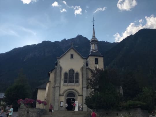 シャモニー　教会
