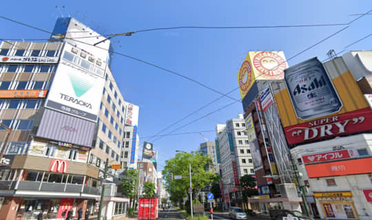 すすきの駅周辺