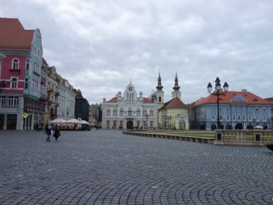 冬のティミショアラ