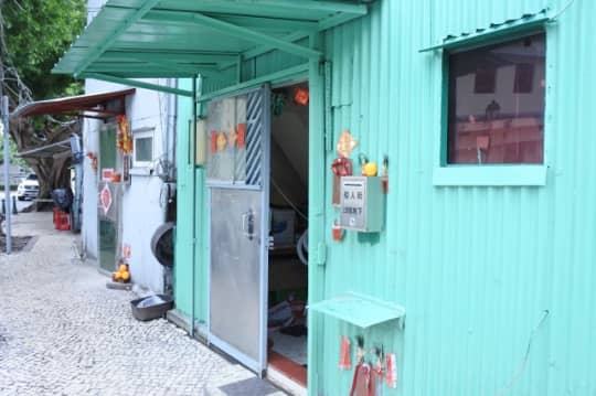 マカオの民家