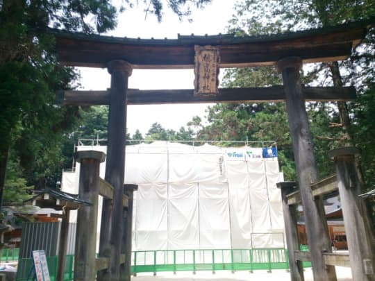 穂高神社鳥居