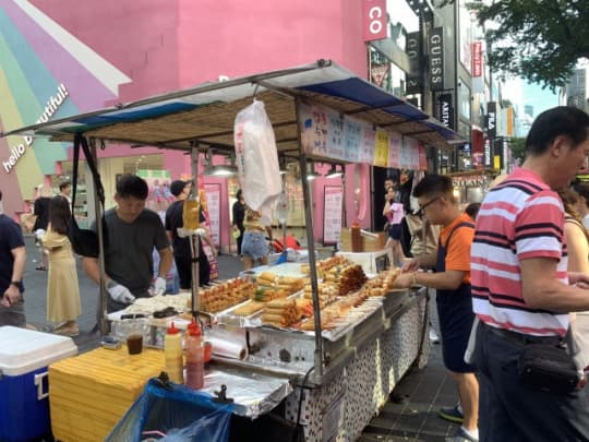 明洞屋台揚げたおでん