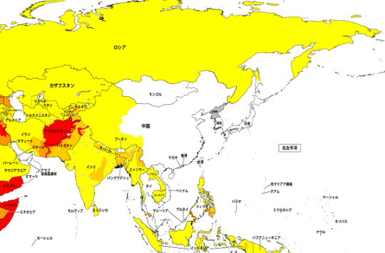 中国安全map