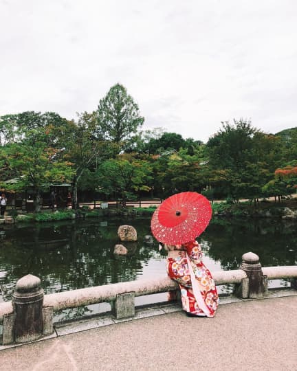 振袖の女性