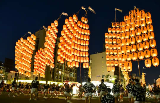 秋田竿燈(かんとう)まつり