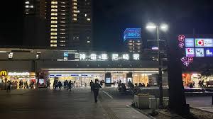 尼崎駅　夜