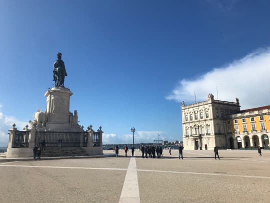 イタリア・リスボンの街並み