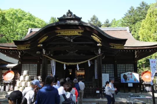 武田神社　拝殿