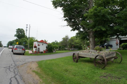 アメリカの田舎道