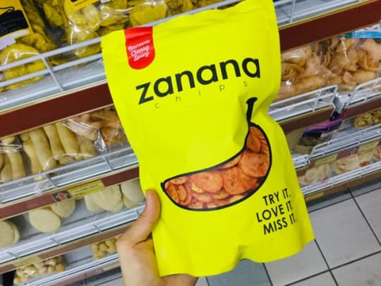 バリ島　zananaのバナナチップス