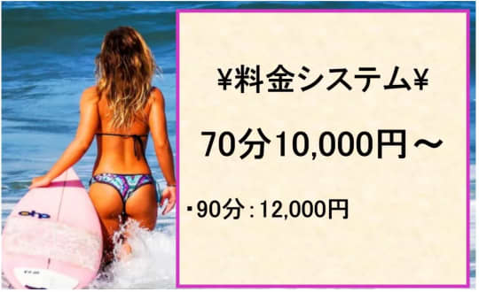 20代美人の料金システム