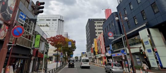 秋田駅駅前雰囲気