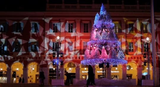 大晦日のニース市内の様子