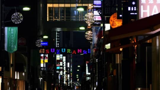 夜の銀座