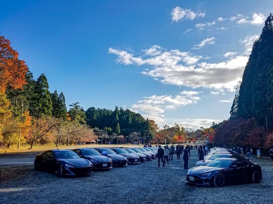 嵐山高雄パークウェイの駐車場