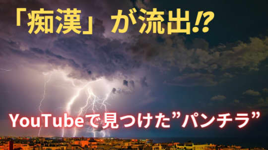 YouTubeで流出されたパンチラ