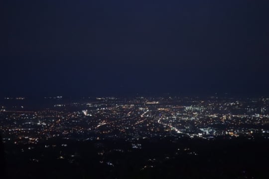 トップスから見た夜景