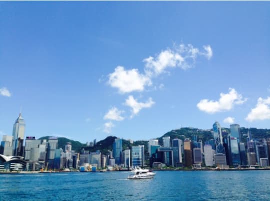 香港のヴィクトリア湾