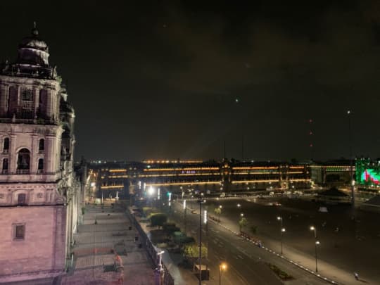 メキシコシティの国立宮殿