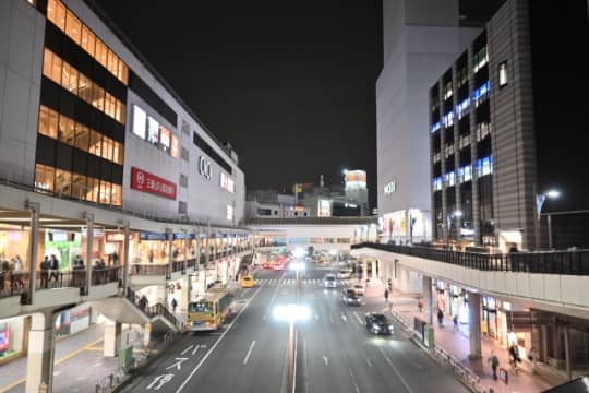 町田の駅前通り