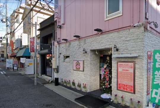 お店の前