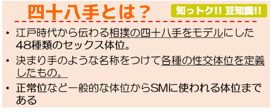 四十八手とは？