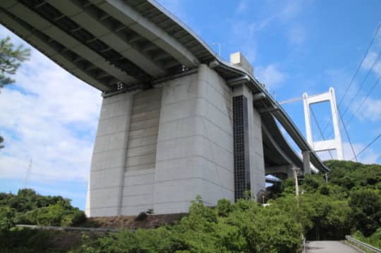 馬島　橋　下から