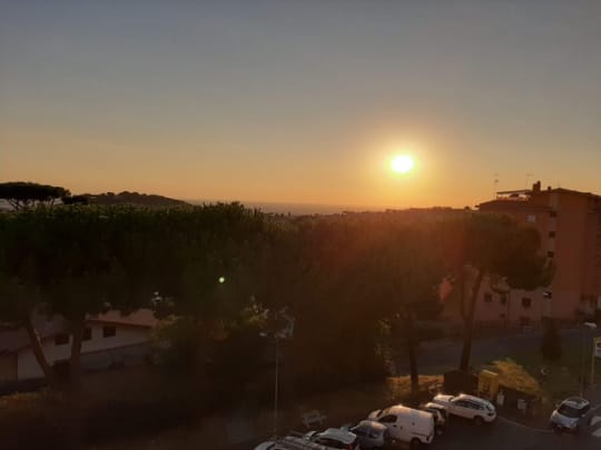 イタリア　夕方